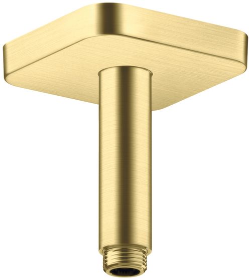 AXOR-HG-AXOR-ShowerSolutions-Deckenanschluss-100-mm-softsquare-Brushed-Brass-26965950 gallery number 1